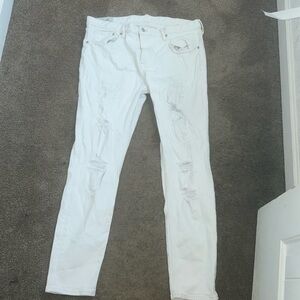 White jeans